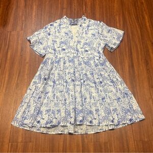 Ro's Garden Vibeka Short Sleeve Mini Dress